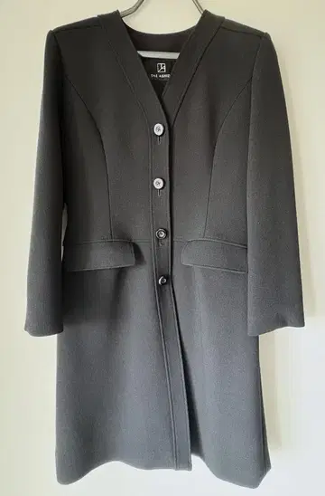 TAE ASHIDA 블랙 롱 코트 사이즈 7