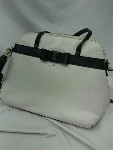 케이트 스페이드 리본 디자인 2WAY 백 블랙 계열 x 화이트