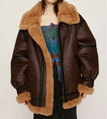 택 포함 새상품 SLY VINTAGE FAUX SHEARLING 자켓