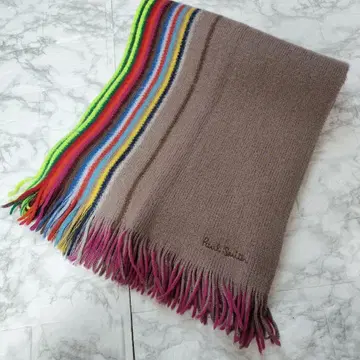 [ 새상품급 ] Paul Smith 울 머플러 브라운