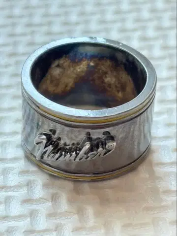 NUMBER (N)INE 넘버나인 Fender 로고 반지