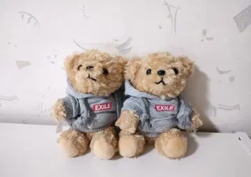 EX BEAR AKIRA 테디베어 봉제 인형 키링 곰