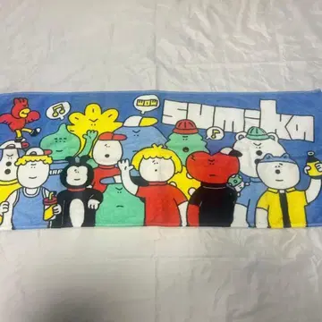 sumika 굿즈 파랑 타월 약 34cm x 84cm