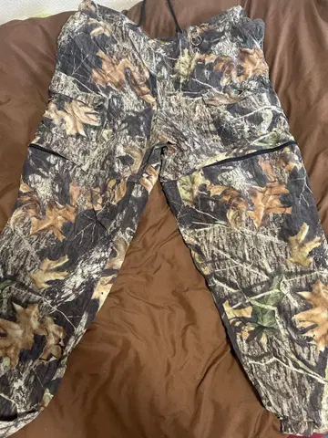 카모 패턴 카고 팬츠 숏팬츠 세트