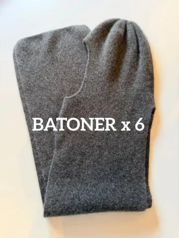 BATONER x 6(ROKU) CASHMERE FOX BALACLAVA