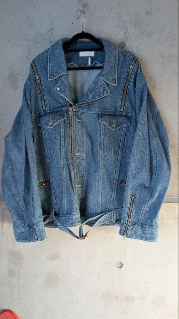 일본제 FACETASM 데님 라이더 자켓 파세타즘 L