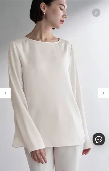 새틴 레이어드 블라우스