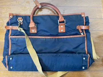 비즈니스 백 네이비 나일론 가죽