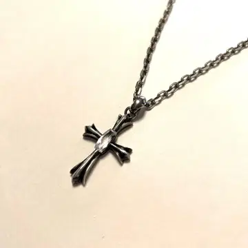 SWC 크로스 디자인 실버 목걸이