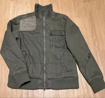 셰비뇽 밀리터리 블루종 충전솜 카키 L 사이즈