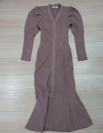 Snidel 핑크 롱 니트 원피스