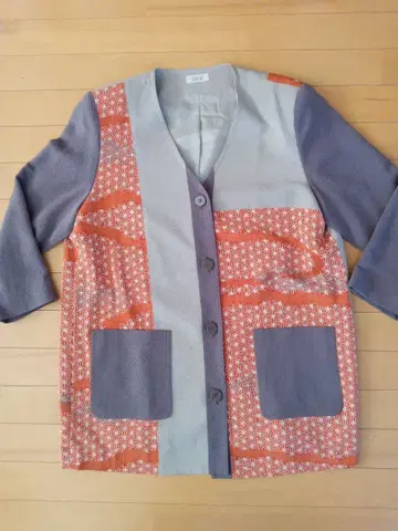 산넨자카 크레이프 원단 자켓