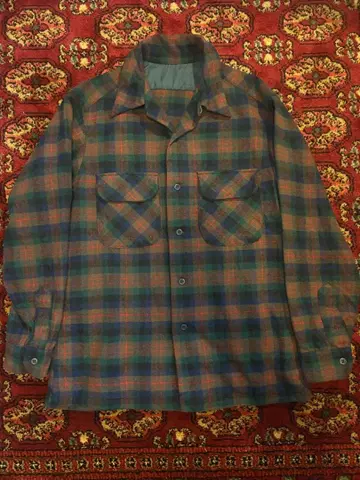 60s-70s pendleton 셔츠 좋은 배색