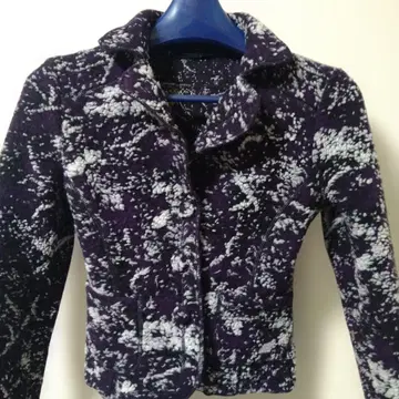 3 [이탈리아제] 압축 울 자켓 엘레오노라 아마디 퍼플 보라색