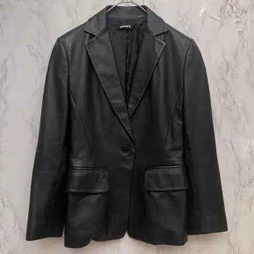 새상품급 DKNY 여성용 리얼 가죽 자켓 사이즈 4