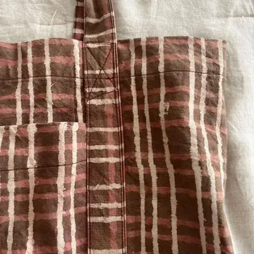 인도 수공예 토트백 코튼