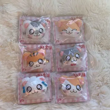 하무짱즈 봉제 인형 헤어 클립 전 6종 컴플리트