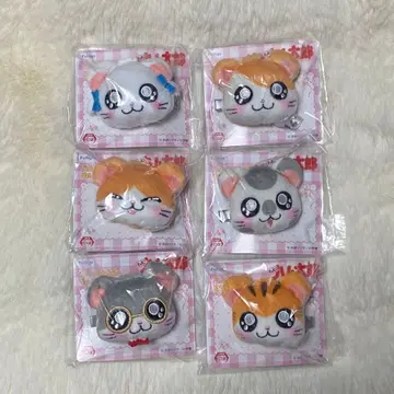 하무짱즈 봉제 인형 헤어 클립 전 6종 컴플리트