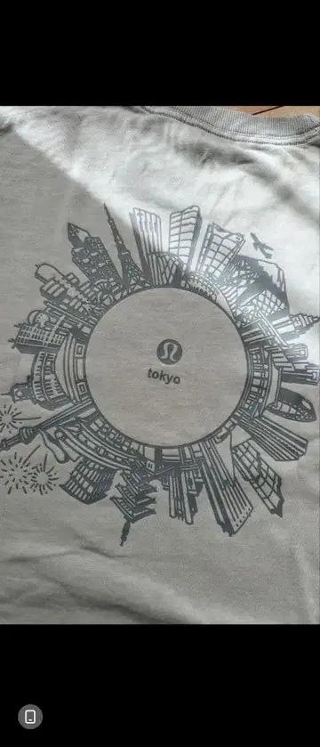 lululemon 헤비웨이트 코튼 저지 시티 그래픽 도쿄