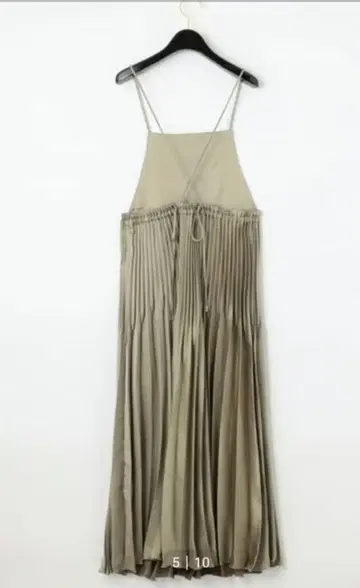 베이지 플리츠 스커트 프리 사이즈