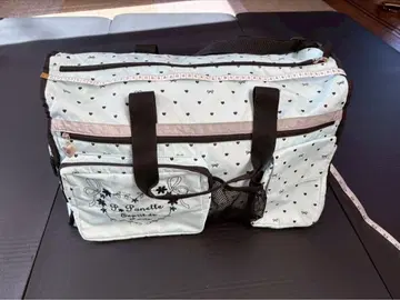 폼포네트 pomponette 스카이블루 도트 보스턴 백 (12/16까지)