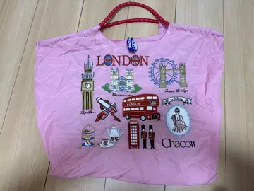 볼&체인 샤코트 콜라보 M 사이즈 백 런던 핑크