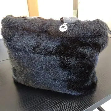 카네마츠 퍼 가죽 백