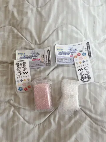 피처폰 가챠 2개 세트 핑크 화이트