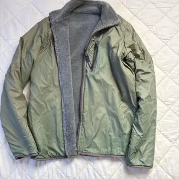 사이러스 SILAS 리버서블 나일론 자켓 부드러운 플리스 카키