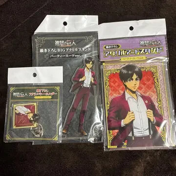 진격의 거인 파티 수트 ver. BIG 아크릴 스탠드 키링 세트