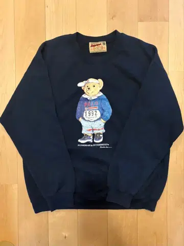 FUNKBEAR by INTERBREED 블랙 맨투맨 일본제