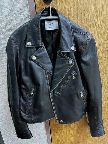 STUDIOUS 가죽 라이더 자켓