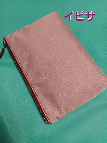 IBIZA 이비사 핑크 지퍼 파우치