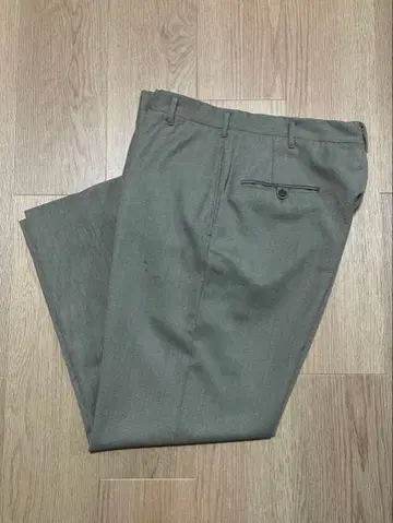 60s 테이퍼드 슬랙스 코튼 서지