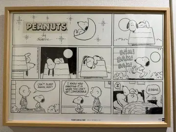 스누피 뮤지엄 프레임 포함 포스터