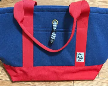 [ 새상품급 ] CHUMS 토트백 네이비/레드 마더백