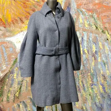 새상품급 EMPORIO ARMANI 아르마니 알파카 혼방 코트