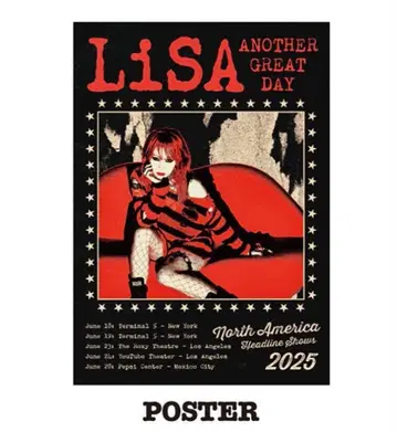 LiSA ANOTHER GREAT DAY 미국 투어 포스터