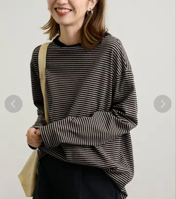 framework MINI 보더 풀오버 보더 롱 T