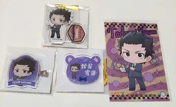 암살교실 롤 아이스크림 오나마에 배지 헤어 클립 카라스마 타다오미