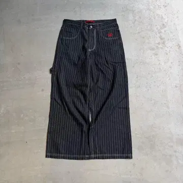 Jaded London 스트라이프 데님 32