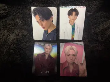 야기 유세이 트레이딩 카드 4장 세트