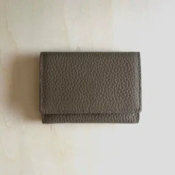 천연 가죽 명함지갑 그레이지 바닥 있음