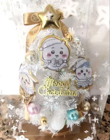 온라인 크레인 게임 획득 치이카와 크리스마스 트리 화이트 단품