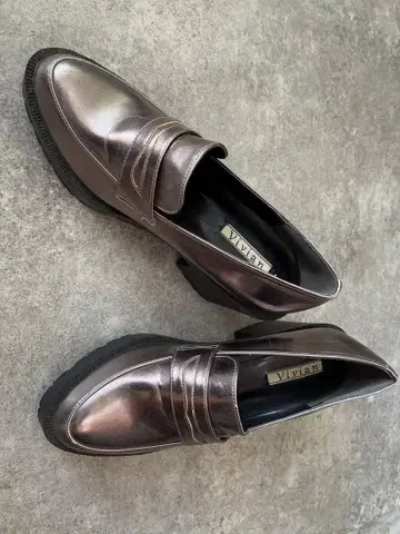 vivian 메탈릭 로퍼