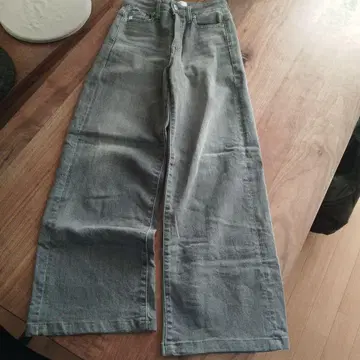 SOMETHING. 그레이 와이드 팬츠 S