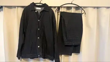 NOIR ET BLANC 블랙 데님 재킷 & 팬츠