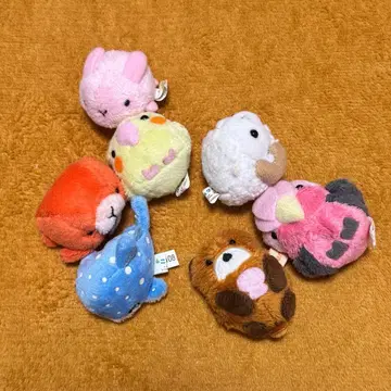 무뉴마무 봉제 인형 양 앵무새 토끼 바다코끼리 고래상어 해달