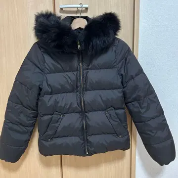 green label relaxing 블랙 리버서블 다운