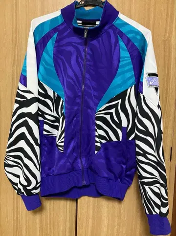 asics 아식스 제브라 패턴 저지 구제 의류 레트로